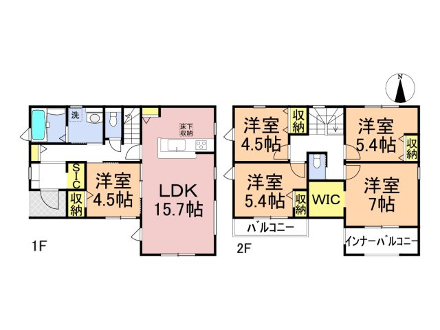 【商談中】リーブルガーデン　岐阜市茶所駅　全1区画分譲の間取り|■1号棟　■ヤマダ不動産　株式会社リライフ　
■夢のマイホーム購入をフルサポートします！