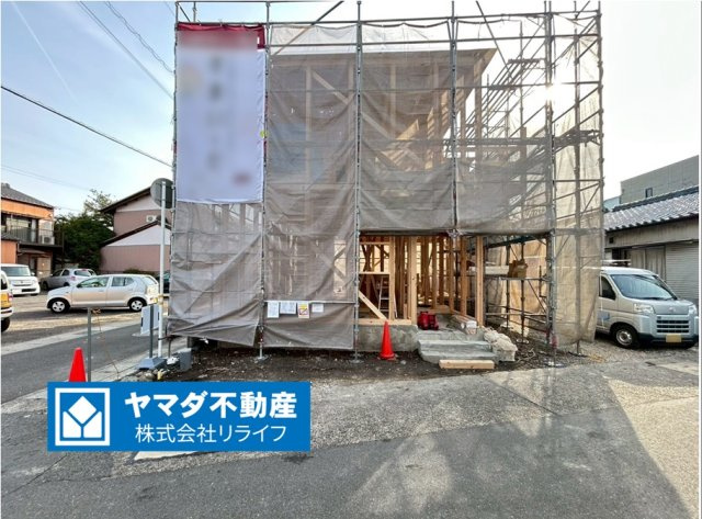 リーブルガーデン　岐阜市茶所駅　全1区画分譲の外観|「現地（2026年2月5日）撮影」　
■外観写真　
■ヤマダ不動産　株式会社リライフ　