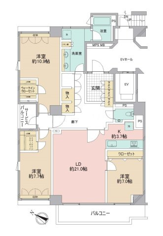 【間取り】 | ルクラス本駒込