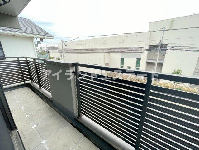 ゴールドスクエア　最上階　3方角住戸　南東向きのバルコニー