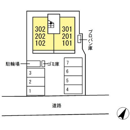 ティーグルの区画図