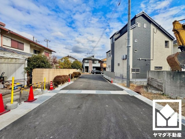 京田辺市興戸　第1　1号地の前面道路含む現地写真|2月7日　現地写真更新