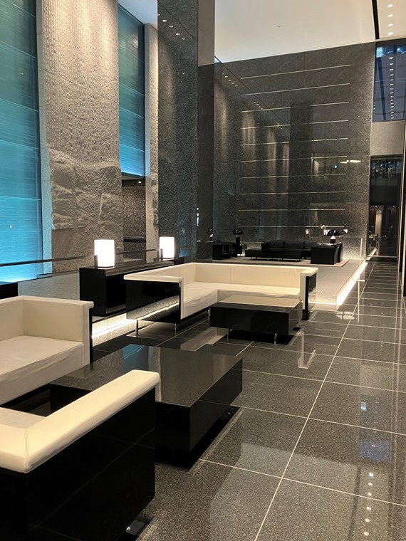 勝どきザ・タワーのロビー