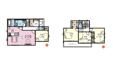 鴻巣市鎌塚　4期　新築一戸建て　グラファーレ　01