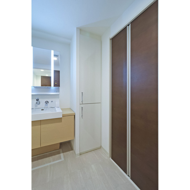 BRAVI南堀江の洗面所