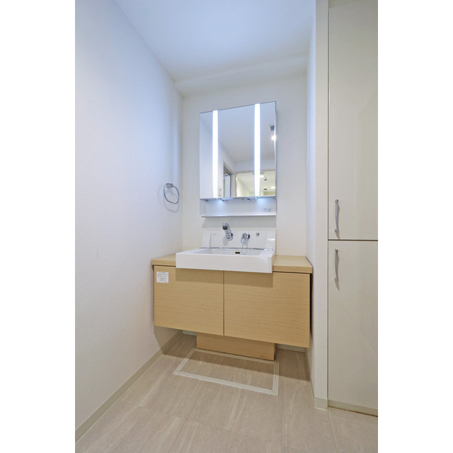 BRAVI南堀江の洗面所