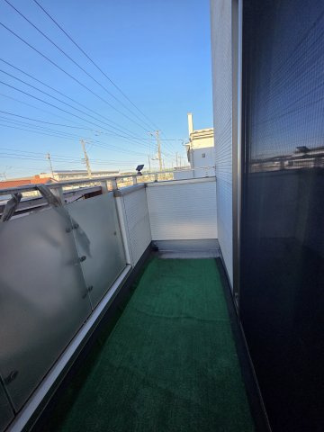 比企郡滑川町月の輪４丁目　中古戸建のバルコニー|北側ベランダ