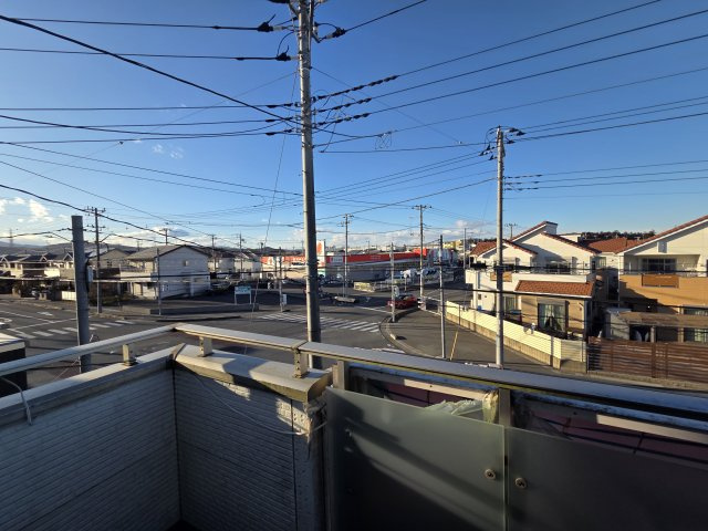 滑川町月の輪４丁目　中古戸建のバルコニー|北側ベランダ（眺望）