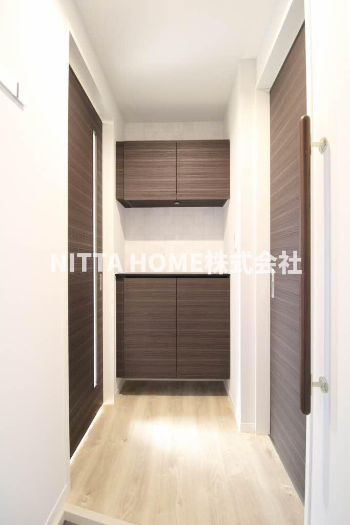 メゾンパストラルⅡの玄関|玄関シューズボックスです◎