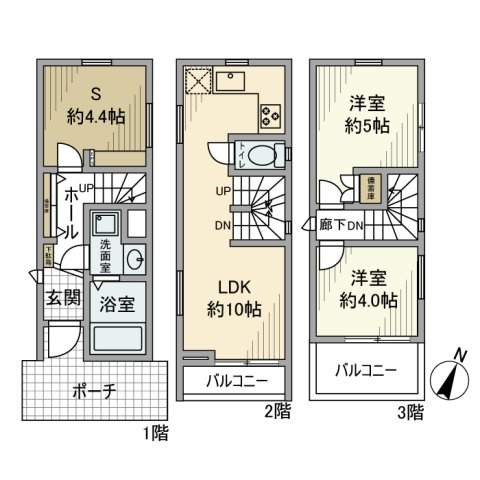 大塚戸建の間取り
