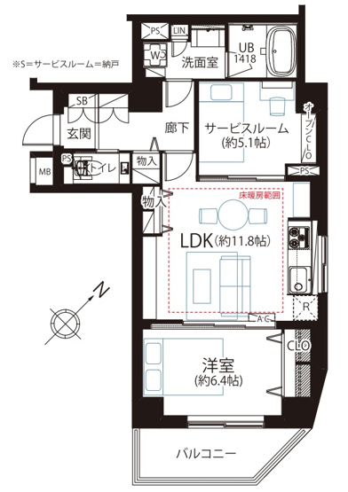【間取り】 | ジェイパーク文京白山