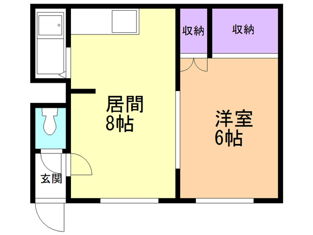 ハイツモトの間取り