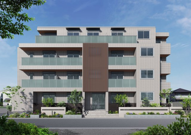 （仮称）滝野川１丁目メゾンの外観パース