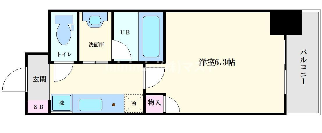 ラナップスクエア東梅田の間取り