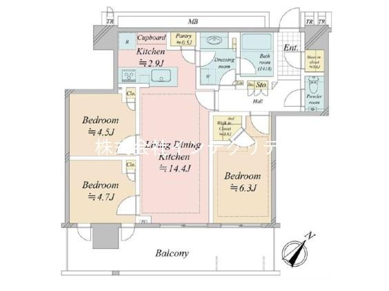 【間取り】 | MID　TOWER 　GRAND