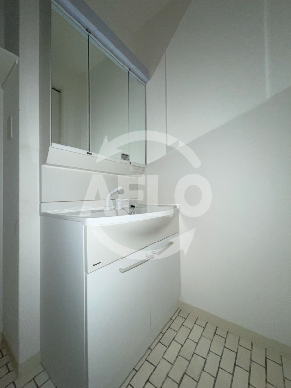 クリエオーレ東住吉の洗面所|クリエオーレ東住吉　洗面台