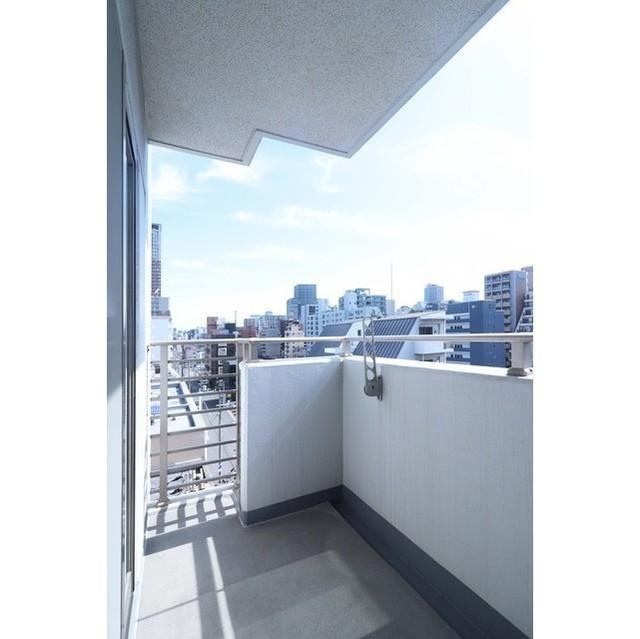 南堀江アパートメントシエロのバルコニー