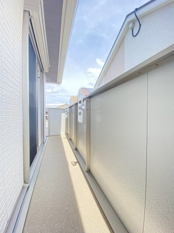 D-room若園のバルコニー