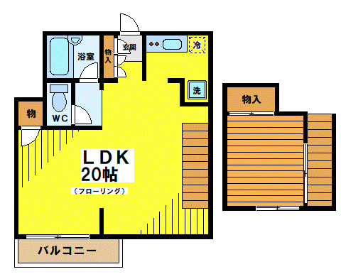 オラージュの間取り