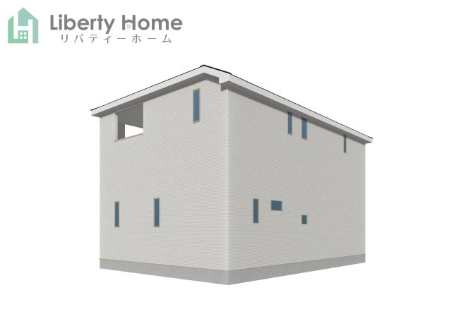 神栖市波崎第５　新築戸建　２号棟の完成予想図