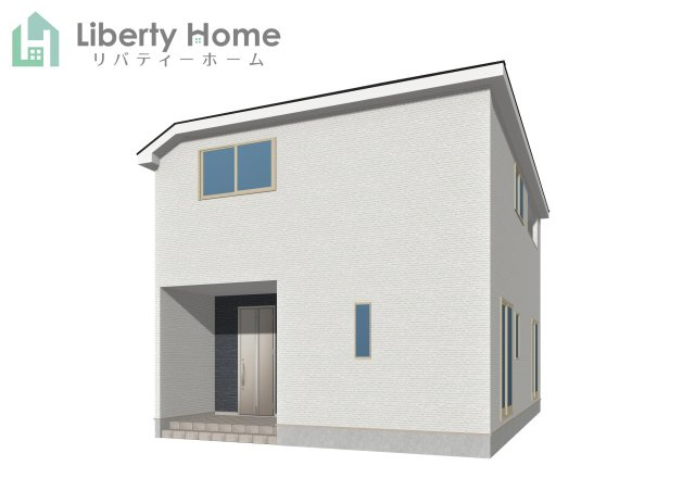 神栖市波崎第５　新築戸建　２号棟の完成予想図
