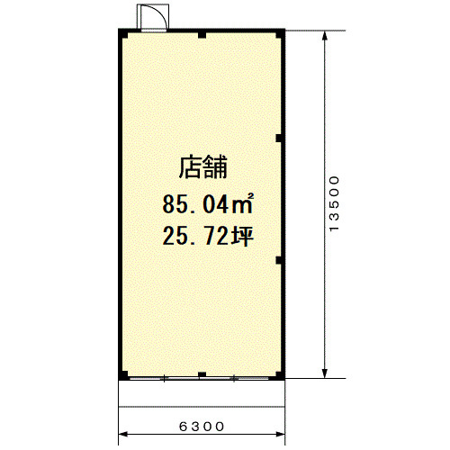 野里店舗Ａの間取り