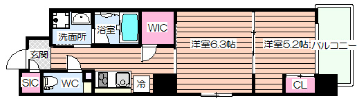 【間取り】 | ネットフローラ阿波座