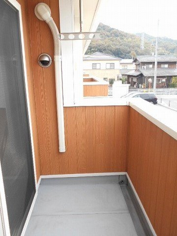 コスモスのバルコニー