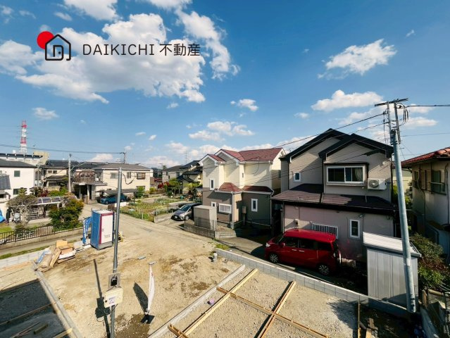 【前面道路含む現地写真】 | 桶川市末広　LiveleGarden.S 新築戸建　全2棟　1号棟