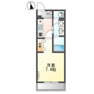 【間取り】 | Ｌ’Ａｌｌｕｒｅ御幸町