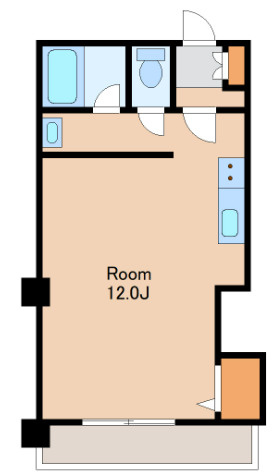 杉並区高円寺南２丁目の賃貸マンションの間取り
