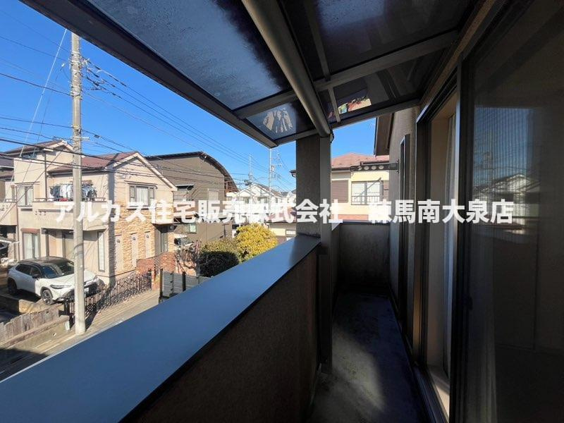 小平市花小金井5丁目　中古一戸建　西武新宿線　花小金井の展望|ルーフ付バルコニー：急な雨でもお洗濯ものがぬれません。