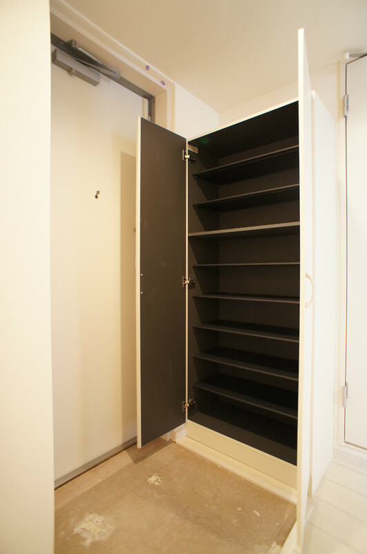 シンプルで使いやすい玄関です