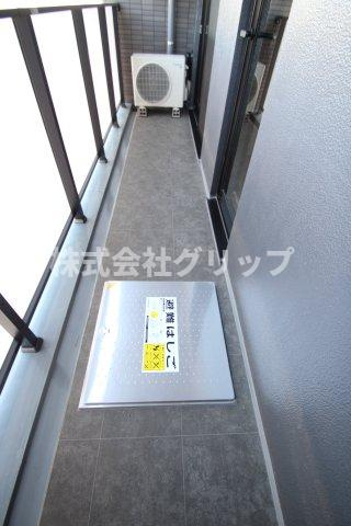 Le'a横濱和田町弐番館のバルコニー