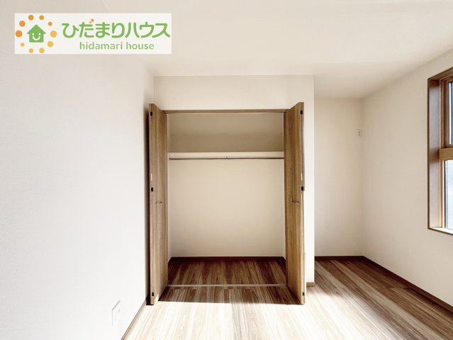 【収納】 | 土浦市荒川沖西第1期　新築戸建　2号棟 | 全室にクローゼットが付いていて、お部屋の住空間もスッキリ広々使えそうです(^^)