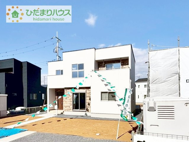 【外観】 | 土浦市荒川沖西第1期　新築戸建　2号棟 | 荒川沖駅徒歩7分で通勤・通学も安心です(*^^*)