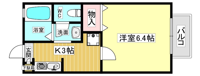 【間取り】 | ルミエール西北