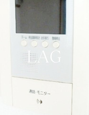 【セキュリティ】 | パラディーゾ | モニター付きインターホンです。