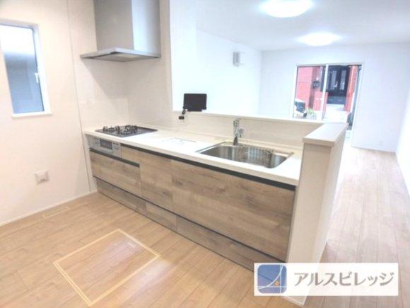 新築/新座市片山３丁目のキッチン|使いやすいシステムキッチン