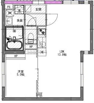 フェリエール南常盤台の間取り
