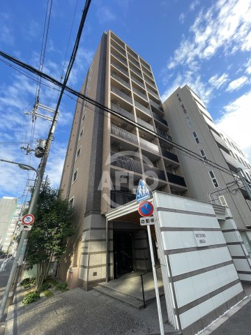 ネットフローラ阿波座の外観|ネットフローラ阿波座　スタイリッシュな外観