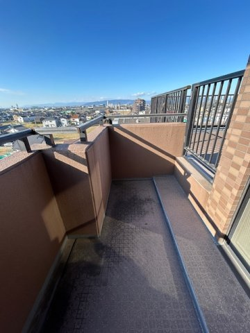 あま市甚目寺飛殿の中古マンションのバルコニー