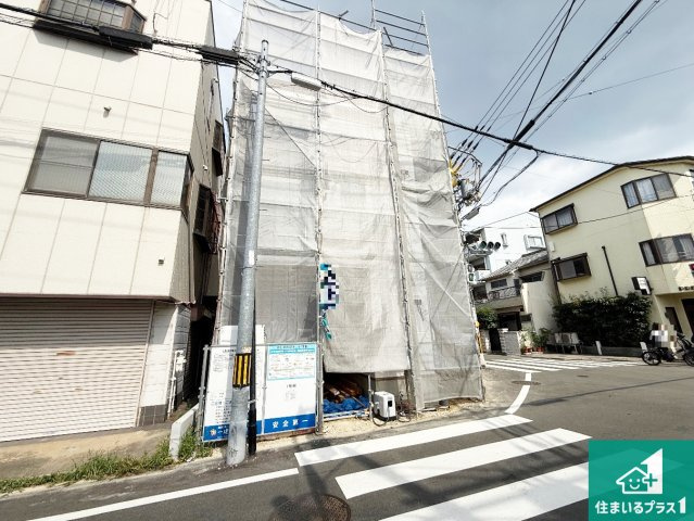松原市天美東　第3期　新築一戸建ての外観|現在建築中！落ち着いた街並みで新生活を始めることが出来そう！周辺の物件も併せてご紹介させて頂きます！
