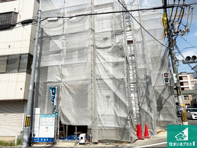 松原市天美東　第3期　新築一戸建ての外観|現在の進捗状況です！順調に作業進行中、完成が待ち遠しいです！詳細の間取り等、お気軽にお問い合わせください！