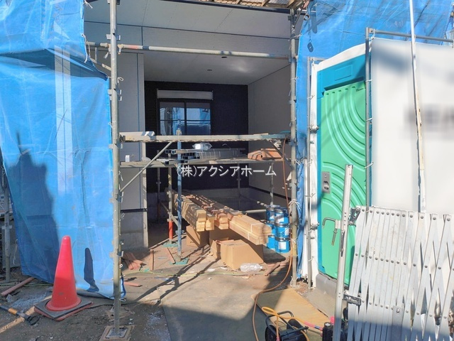 所沢市北有楽町・全1棟　新築一戸建　～眺望良好な3階建～の駐車場|2026年2月4日撮影