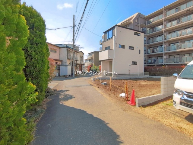 所沢市北有楽町・全1棟　新築一戸建　～眺望良好な3階建～の前面道路含む現地写真|現地写真（2026年3月24日撮影）