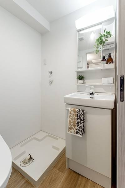 フェリジータの洗面所|画像の備品は含まれません。