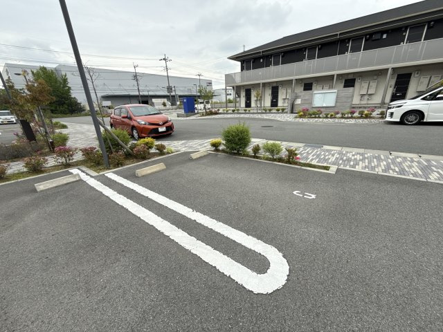 インステージ繁昌Ⅰ　C棟の駐車場