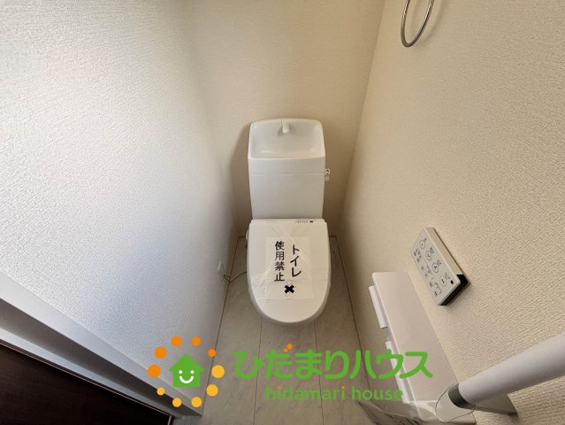 加須市日出安　新築一戸建て　01　リーブルガーデンのトイレ|２階トイレです。