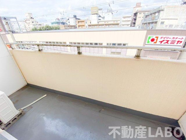 コーポあびこのバルコニー